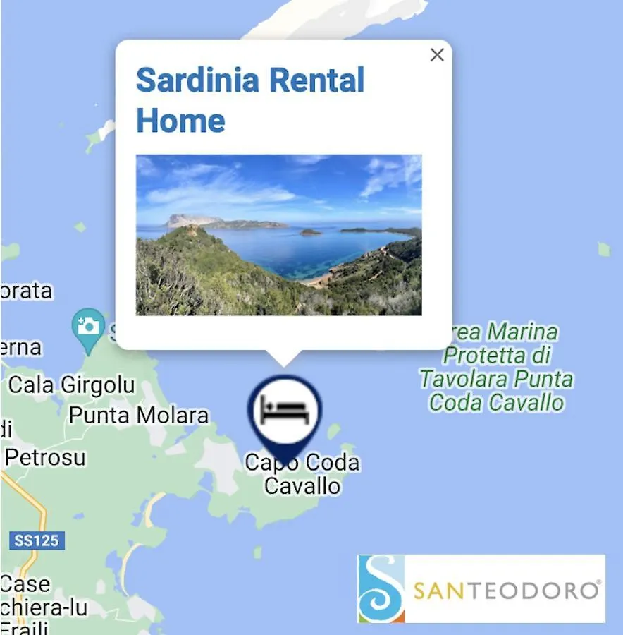 San Teodoro Punta Est Fantastico Trilocale Vista Mare Apartment Capo Coda Cavallo Italy