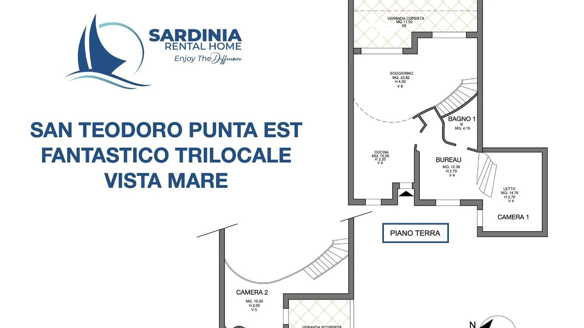 San Teodoro Punta Est Fantastico Trilocale Vista Mare Apartment Capo Coda Cavallo